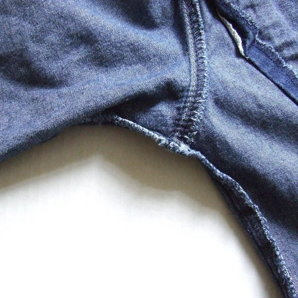 Brody jean jacket denim cowgirl cropped medium spring summer coat vintage 1990s - Picture 12 of 15